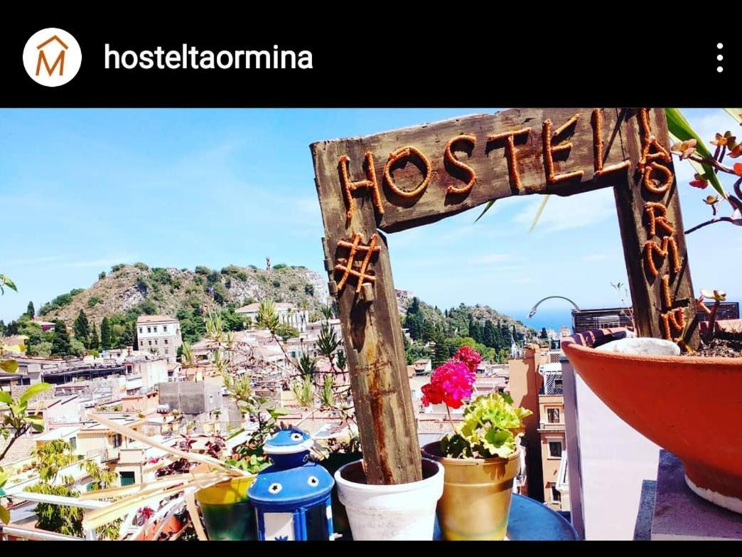 "Little Sicilian Home"-Room With A Private Bathroom & Kitchen -Fridge - And Shared A Beautiful Terrace On Hostel Taormina Center Εξωτερικό φωτογραφία